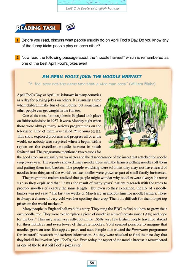 Unit 3��A taste of English humour_85
